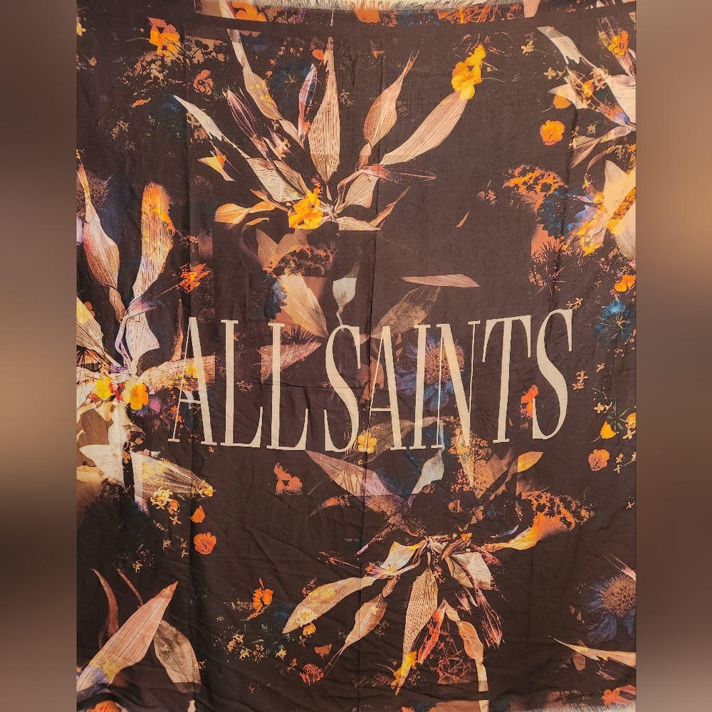 All Saints Floral Scarf - Picture 2 of 8